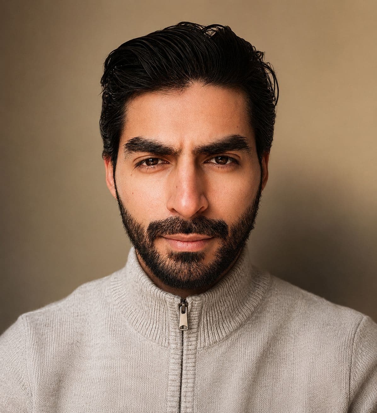 Syed Ali Haider, product and UX designer, professional headshot.