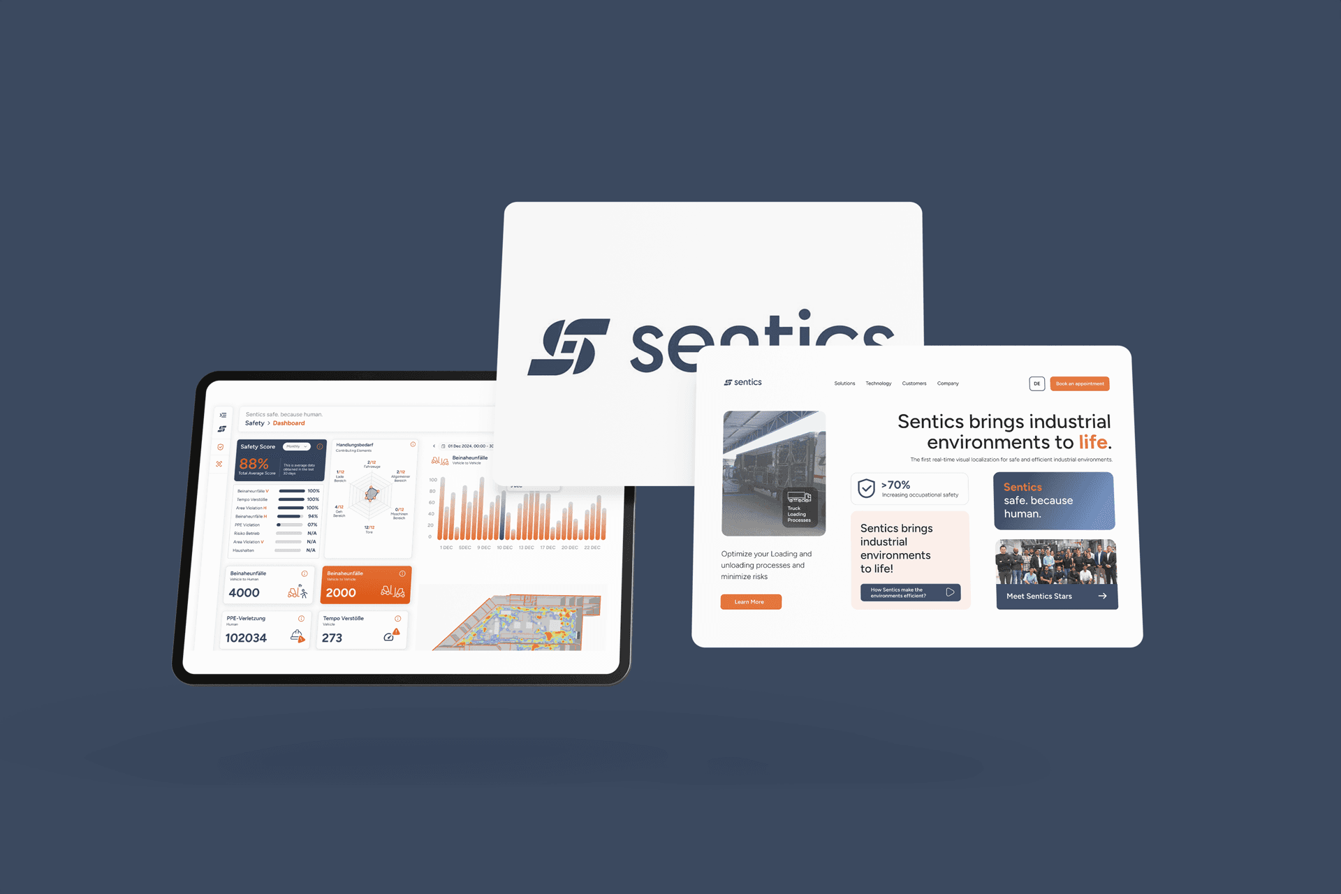 Sentics — Industrial AI website that converts
